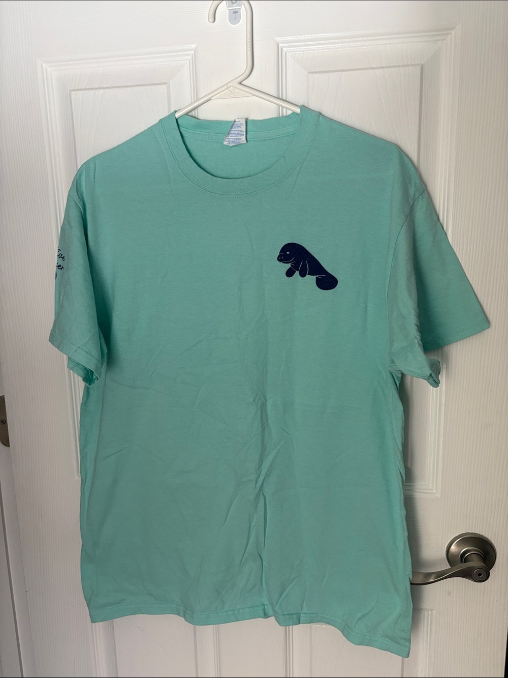Seafoam Green Manatee Tee